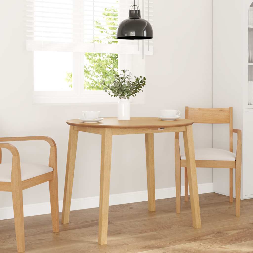 Esstisch Weiß Massivholz Gummibaumholz