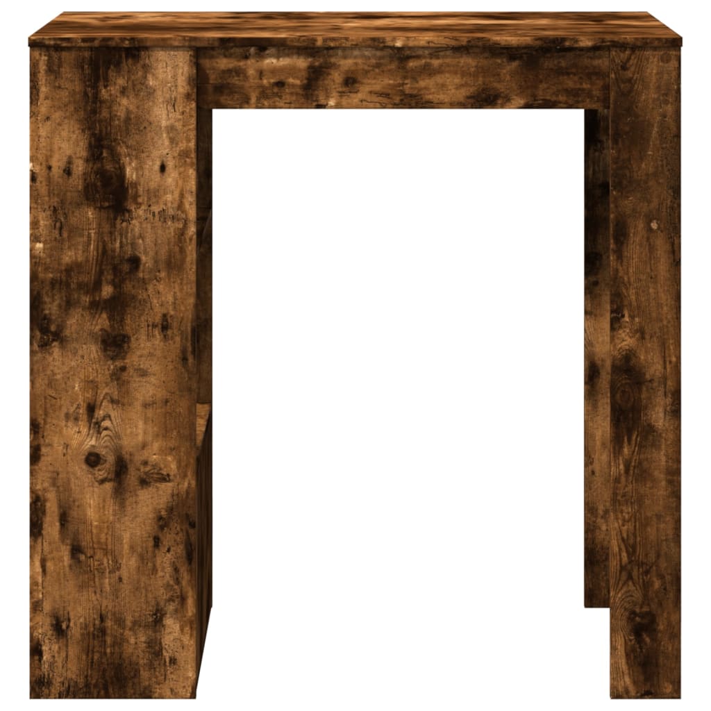Bartisch Schwarz Eichen-Optik 102 x 50 x 103,5 cm Holzwerkstoff