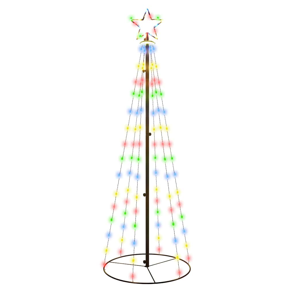 LED-Weihnachtsbaum Kegelform Warmweiß 108 LEDs 70x180 cm