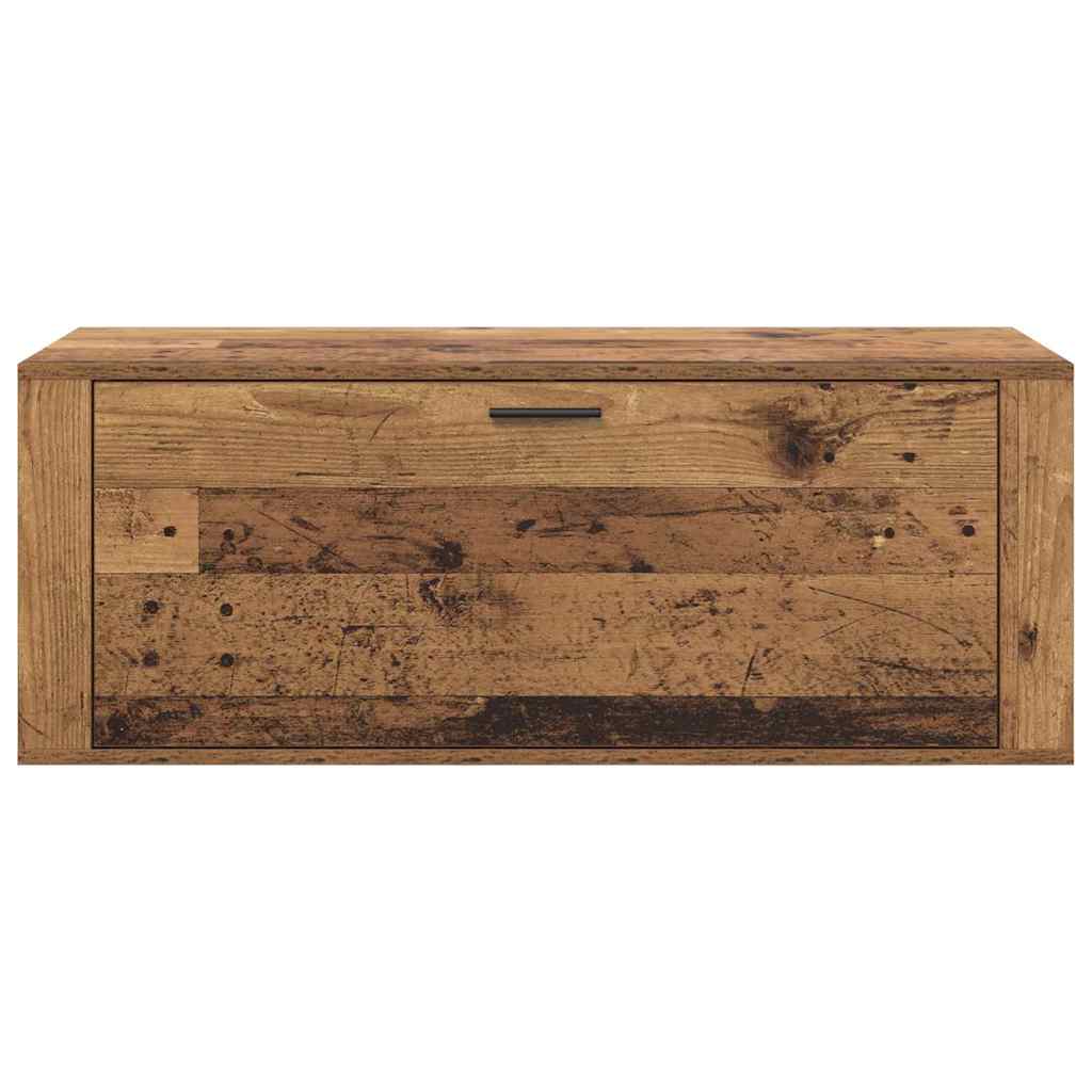Wand-Schuhschrank Weiß 100x35x38 cm Holzwerkstoff