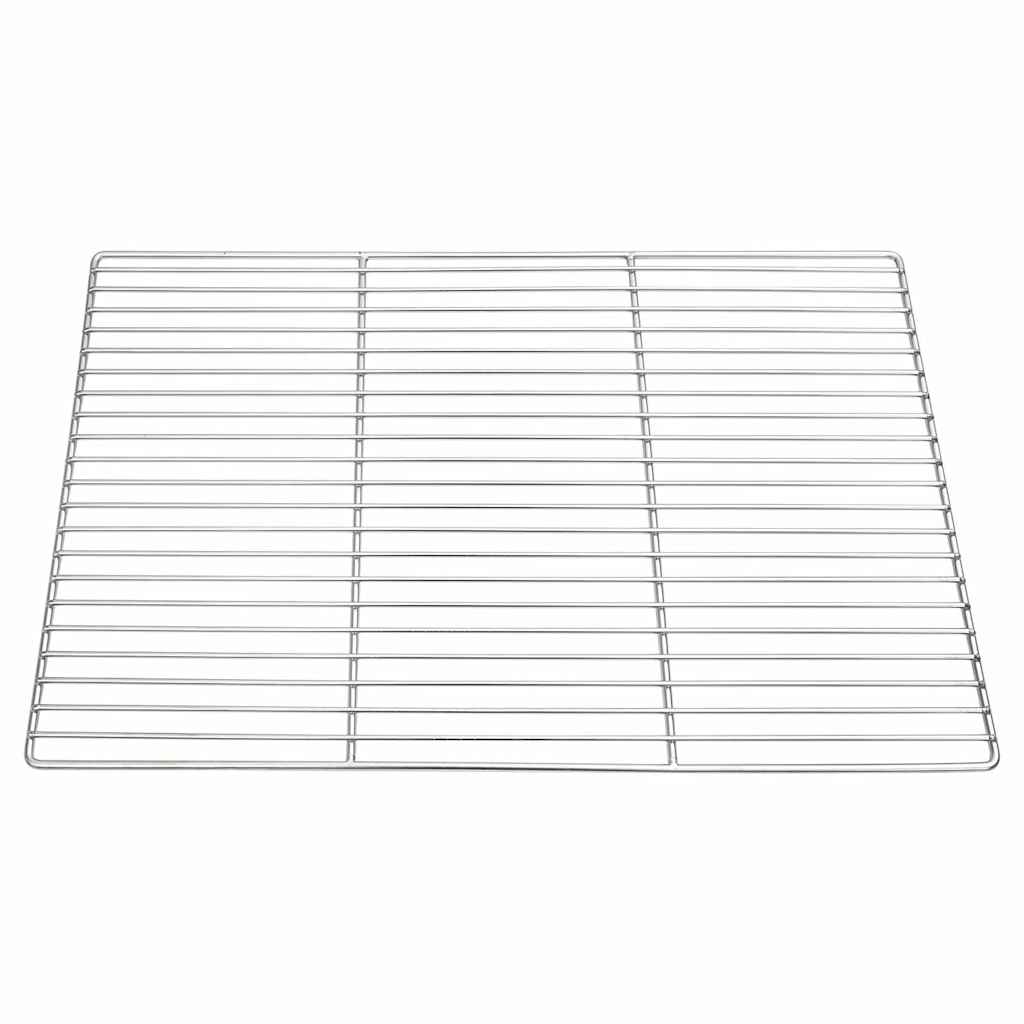 Grillrost Silber 40 x 30 cm Edelstahl