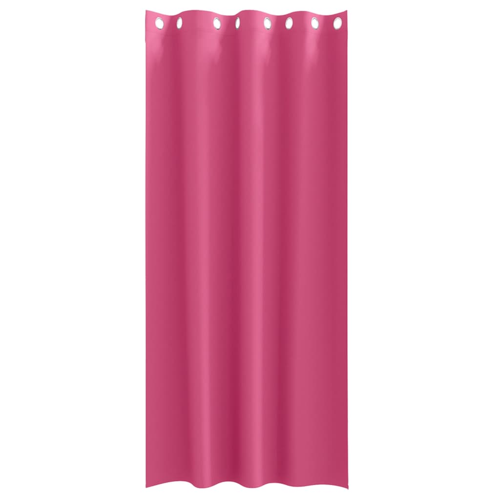 Verdunkelungs-Vorhänge mit Ringen 2 pcs Beige 140 x 140 cm