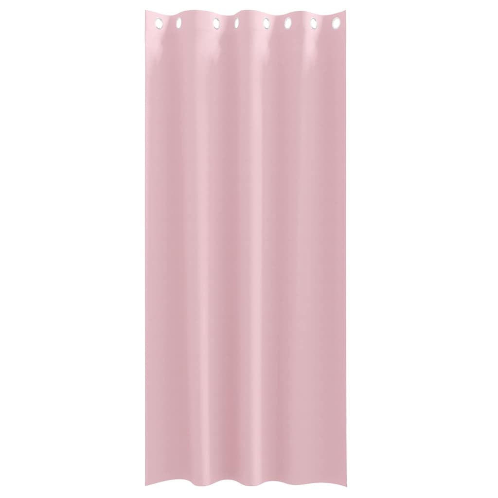 Verdunkelungs-Vorhänge mit Ringen 2 pcs Beige 140 x 140 cm