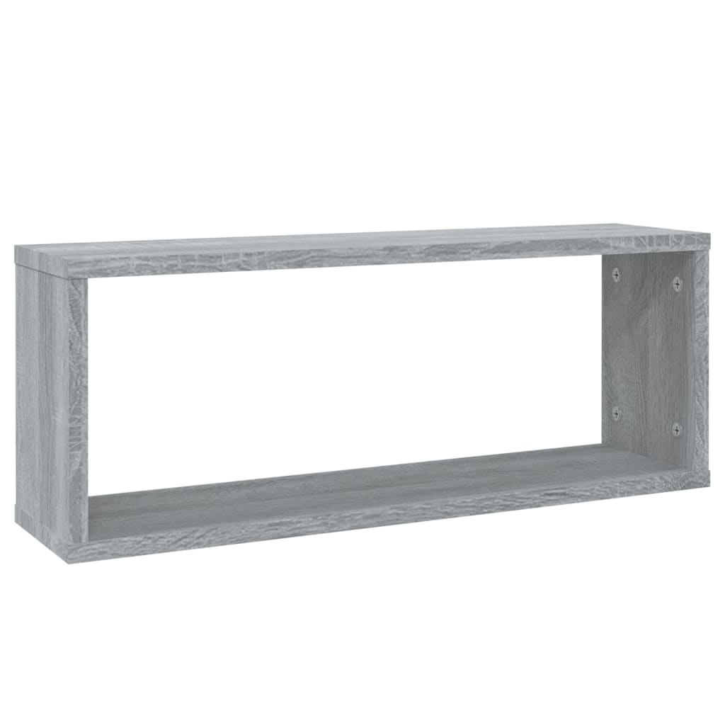 Würfelregale 2 Stk. Weiß 30x15x30 cm