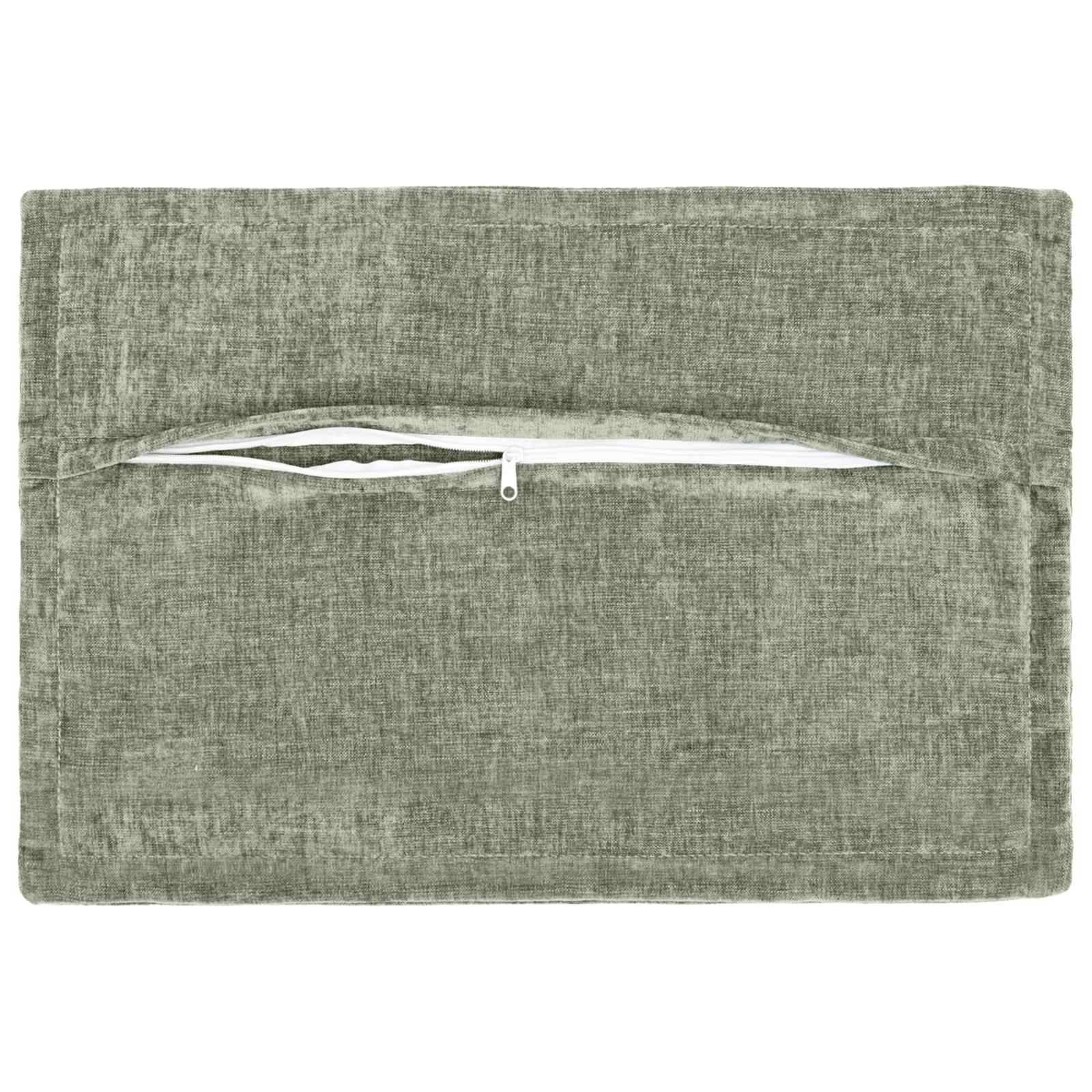 Kissenbezug 2 Stk. HOUTEN Dunkelgrau 30 x 30 cm Chenille-Stoff