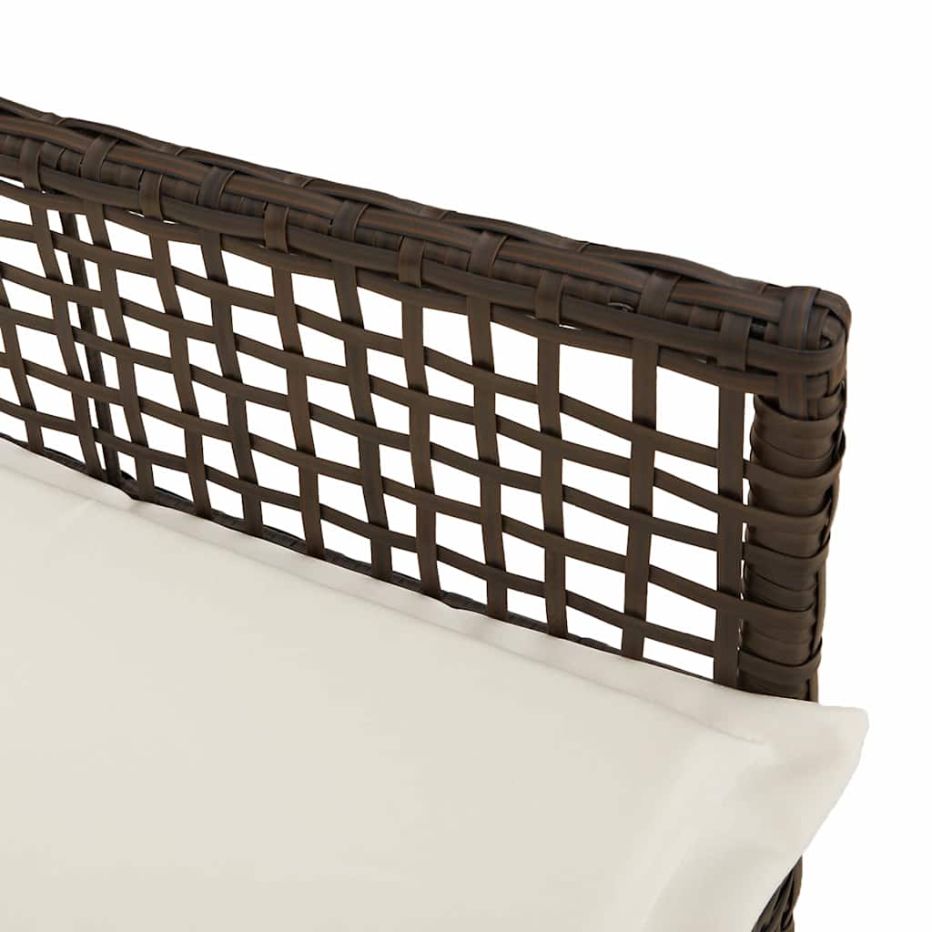 Gartenstuhl 2 pcs Schwarz 55 x 53 x 85 cm Poly-Rattan
