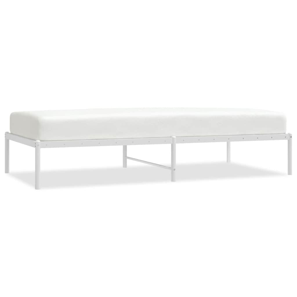 Bettgestell Metall Schwarz 75x190 cm
