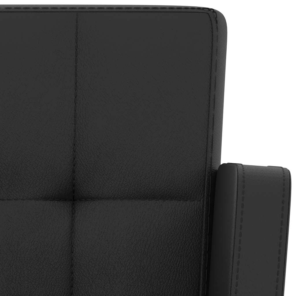 Barhocker 2 Stk. Weiß Kunstleder