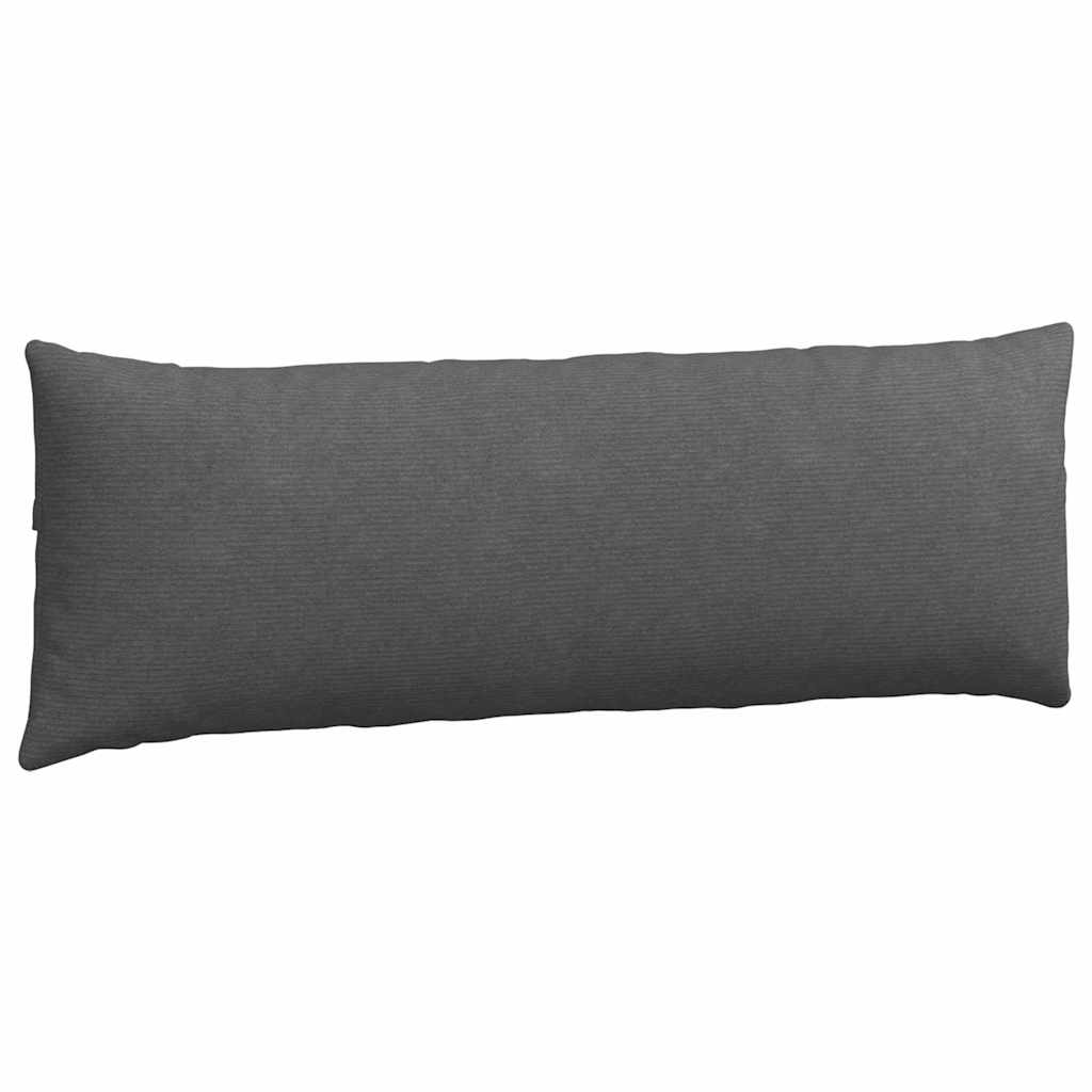 Sofakissen 2 Stück Hellgrau 50 x 30 cm Cordstoff