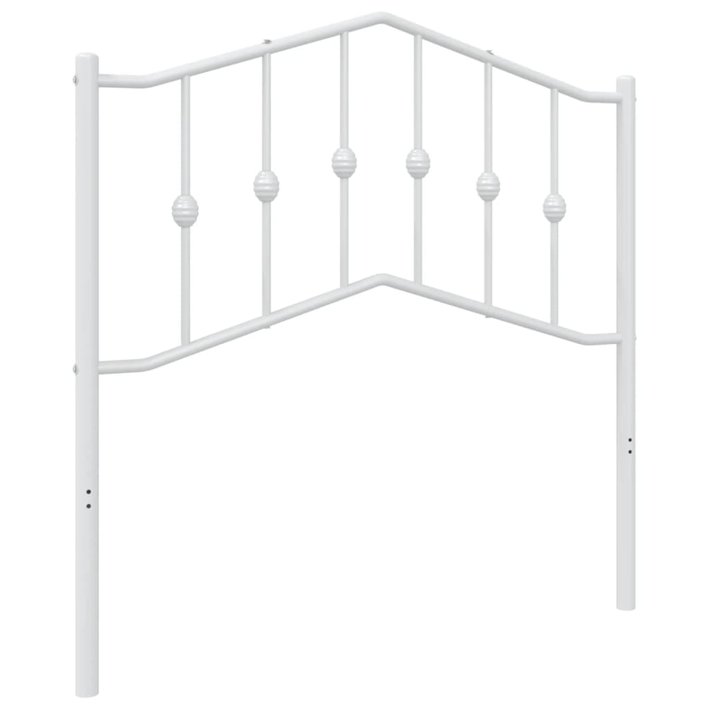 Ersatz-Kopfteil Metall Schwarz 90 cm