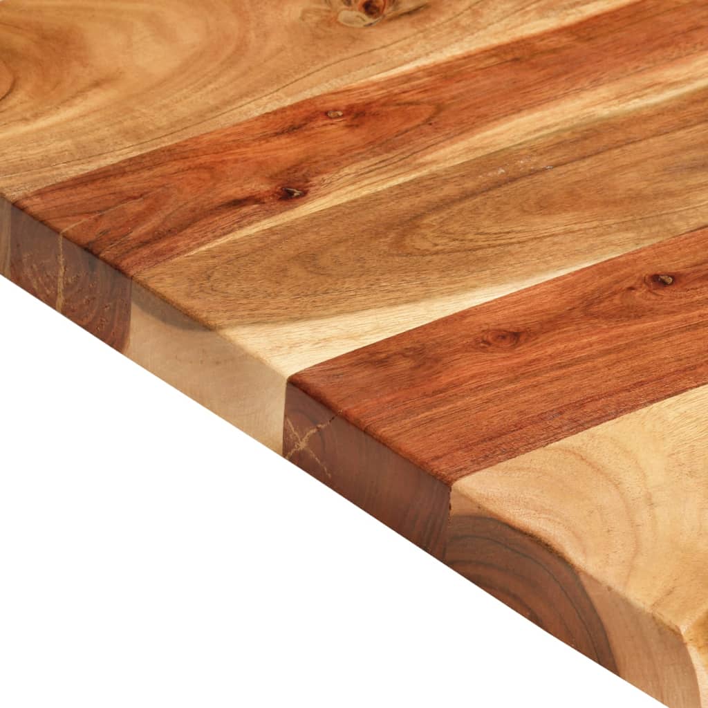 Badezimmer-Waschtischplatte Massivholz Akazie 100x52x2,5 cm