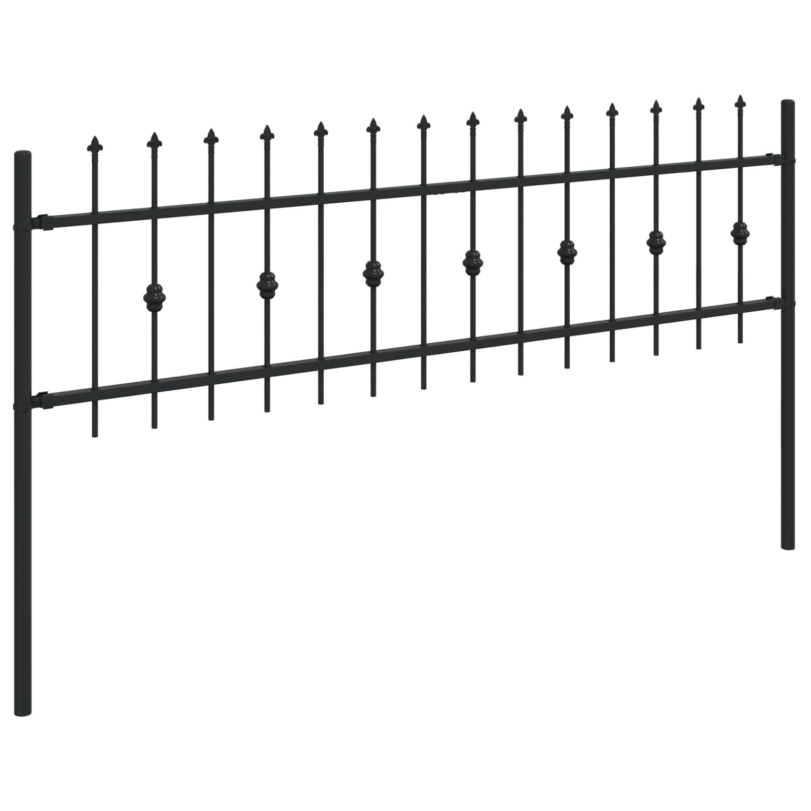 Spießzaun Asten Schwarz