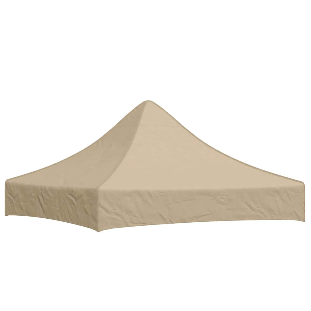 Partyzelt-Dach 3x3 m Beige 270 g/m²