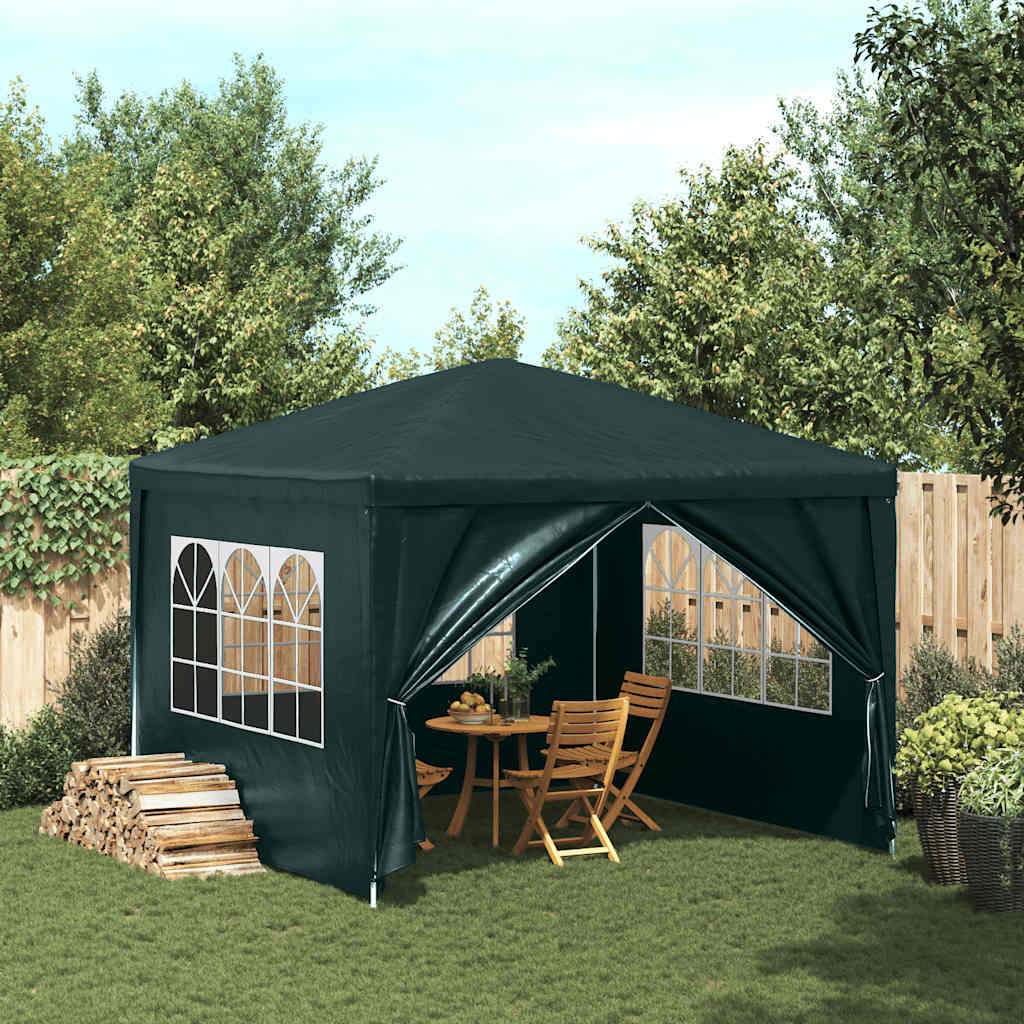 Party-Zelt 400 x 300 x 255 cm Rot PE und Stahl
