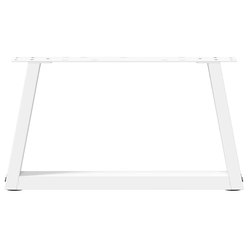 Couchtischbeine V-Form 2 Stück Schwarz 30x(30-31,3) cm Stahl
