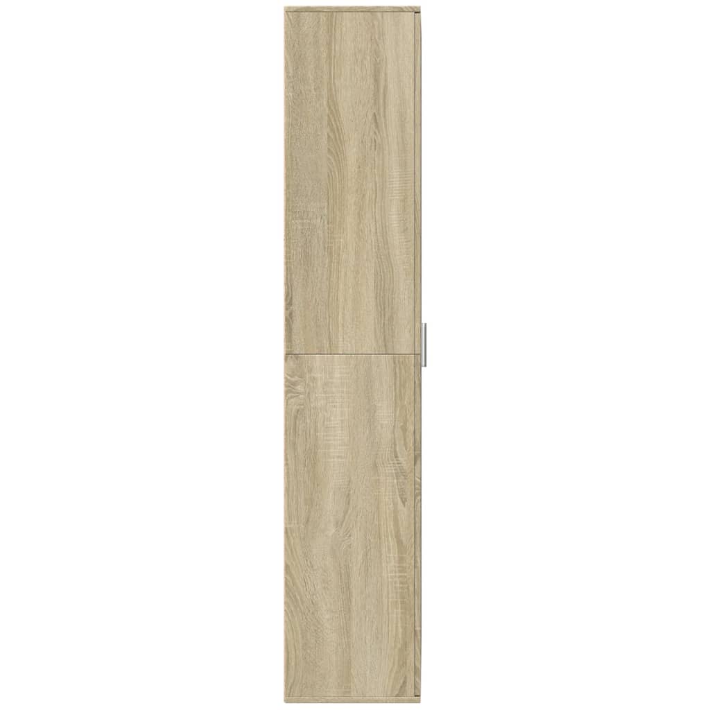 Highboard Weiß 70x35x180 cm Holzwerkstoff