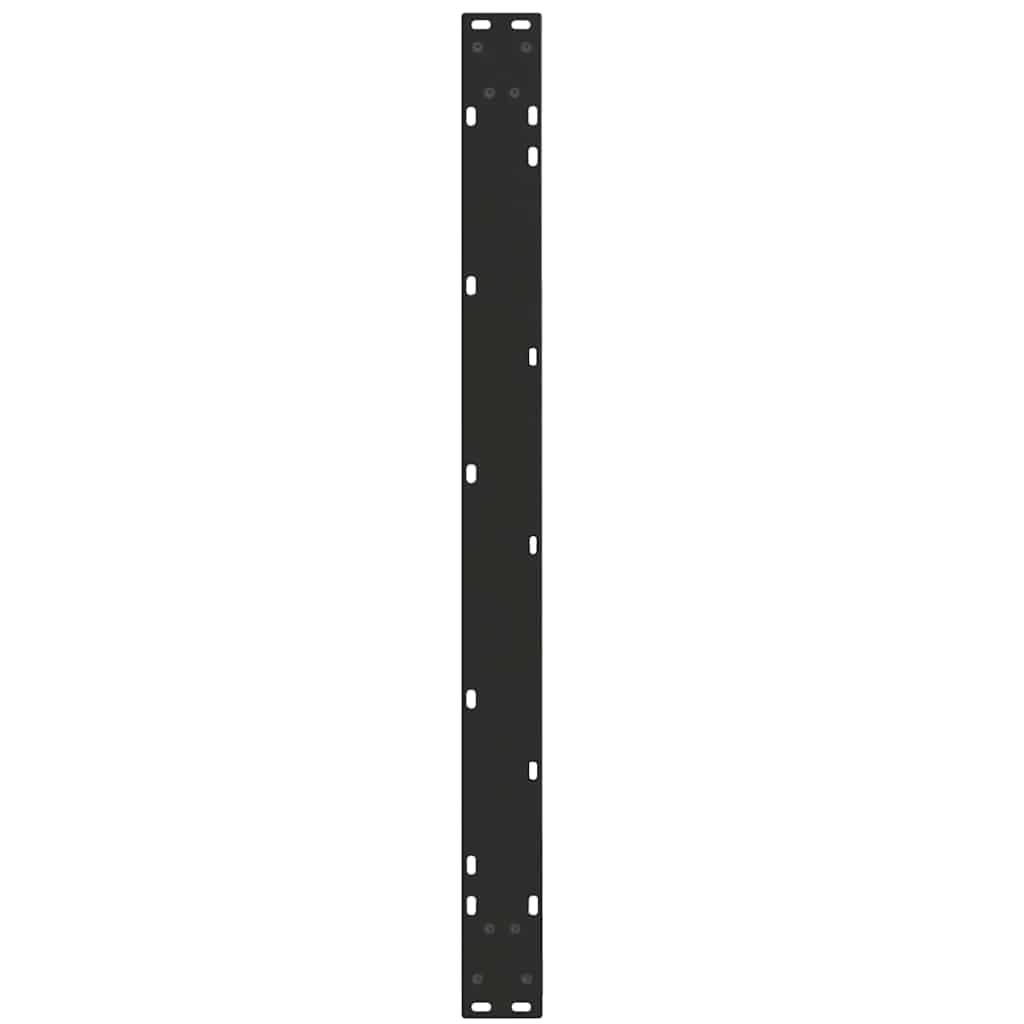 Couchtischbeine V-Form 2 Stück Schwarz 30x(30-31,3) cm Stahl