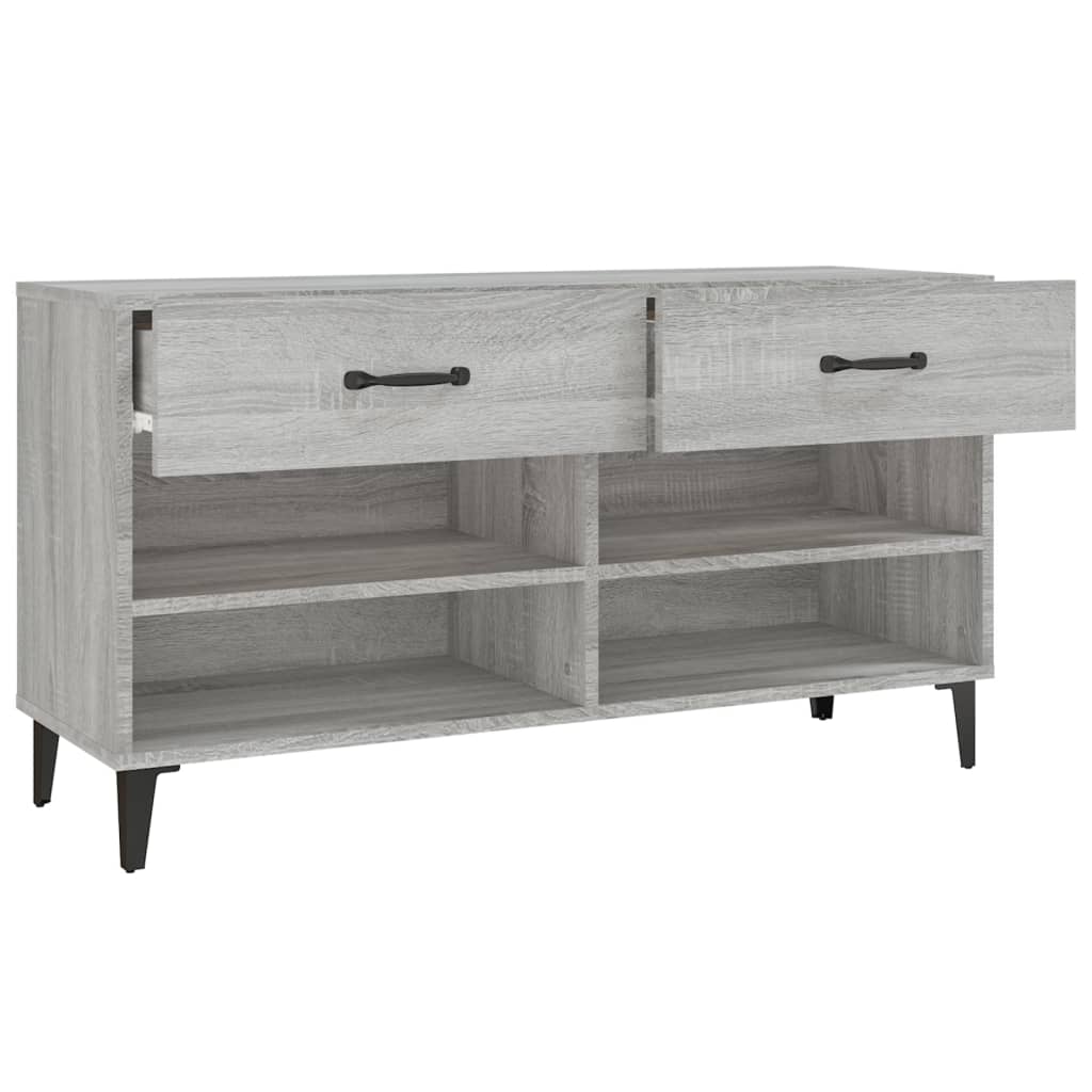 Schuhschrank Weiß 102x35x55 cm Holzwerkstoff