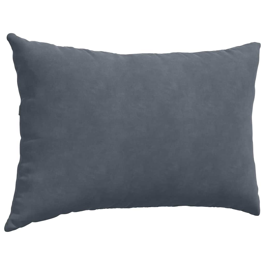 Sofakissen 2 Stück Blau 50 x 30 cm Cordstoff
