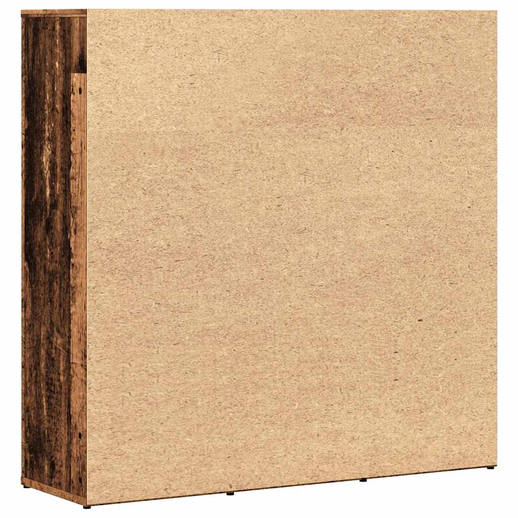 Bücherregal Weiß 90x30x90 cm Holzwerkstoff