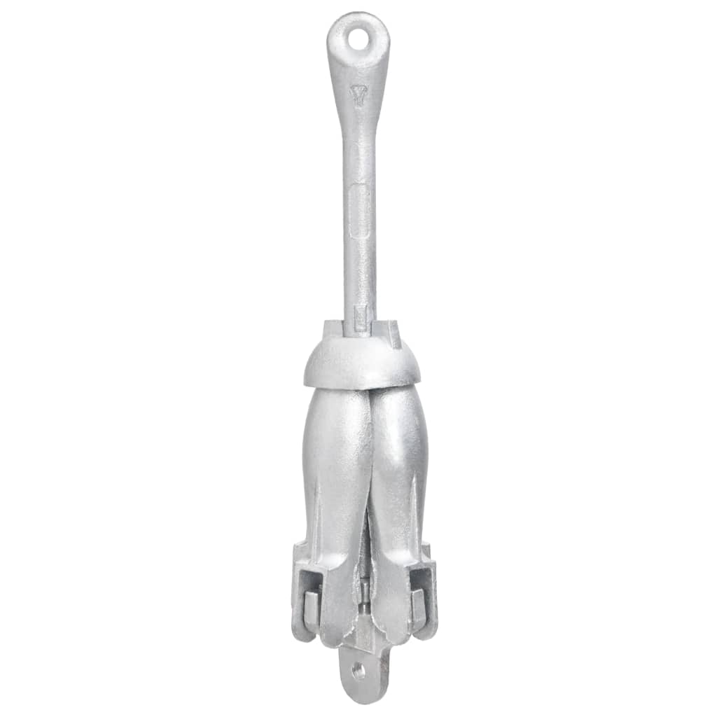 Klappanker Silber 0,7 kg Feuerverzinktes Gusseisen