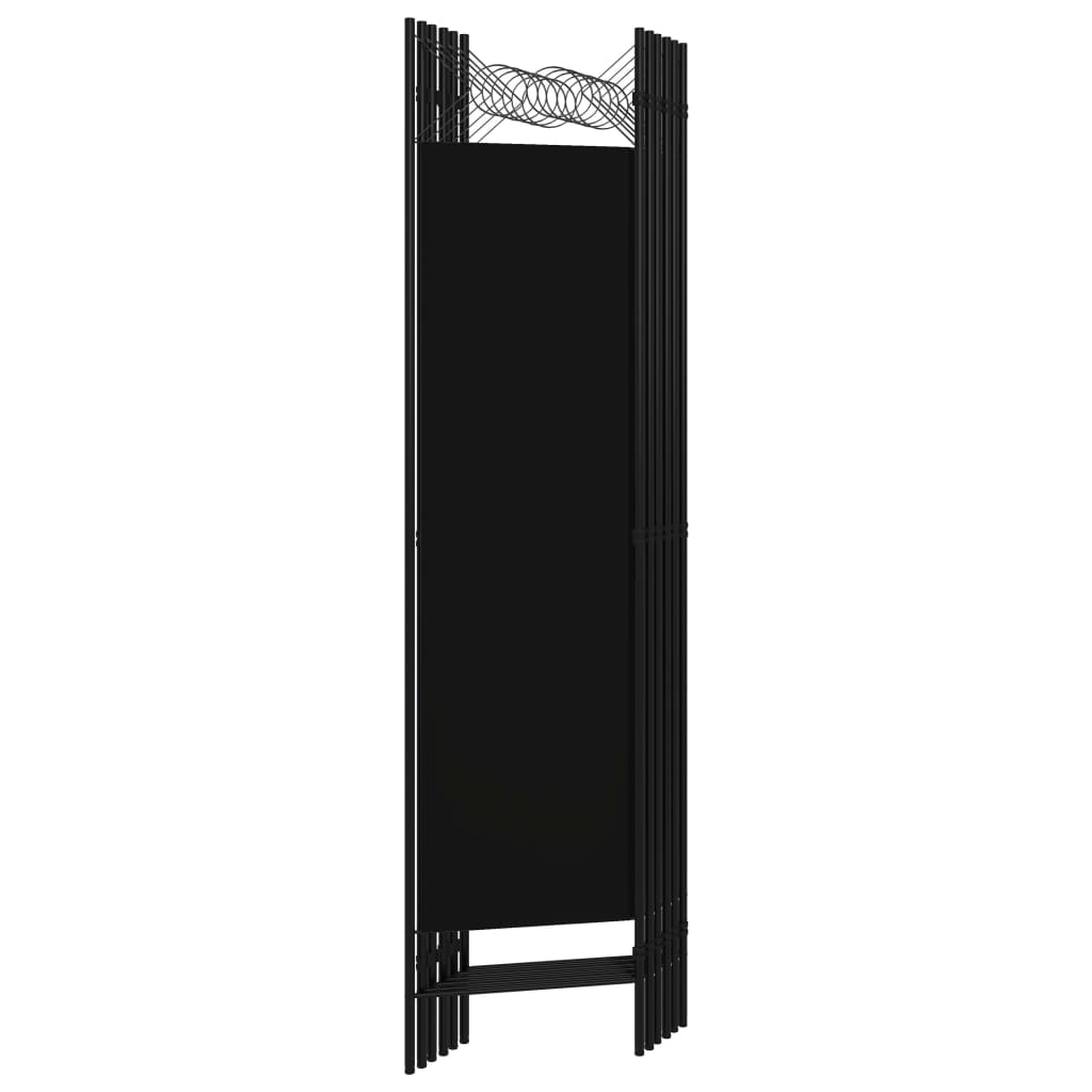 5-tlg. Raumteiler Anthrazit 200 x 180 cm