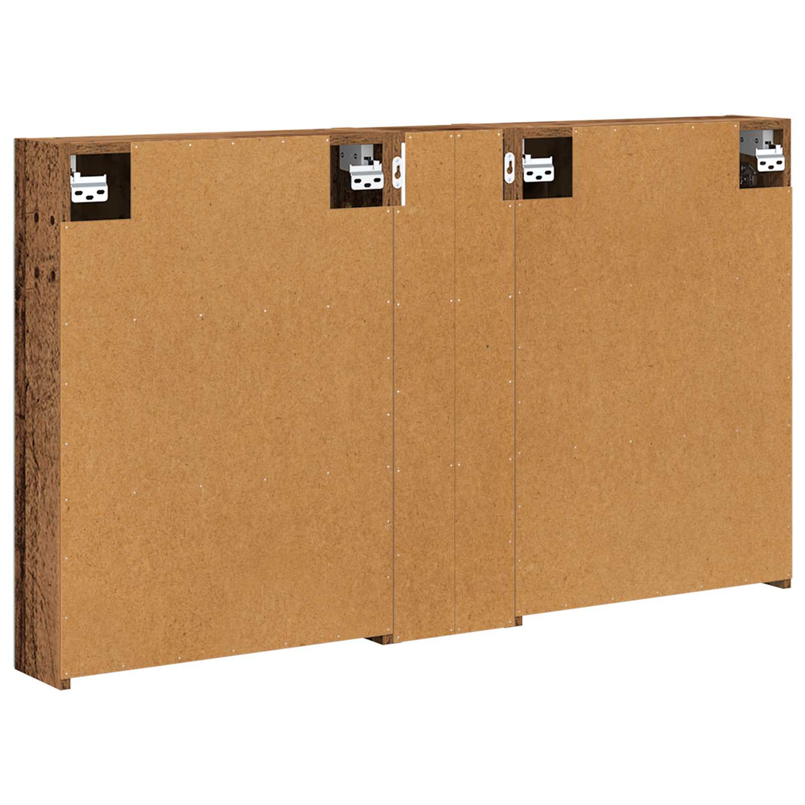 Badezimmerschrank-Set 3 pcs 80 x 10,5 x 50 cm Holzwerkstoff