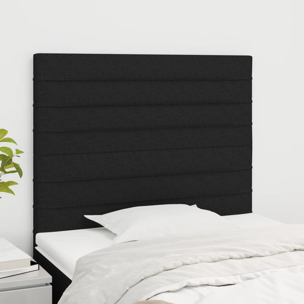 Kopfteil Hellgrau 80x5x118/128 cm Stoff
