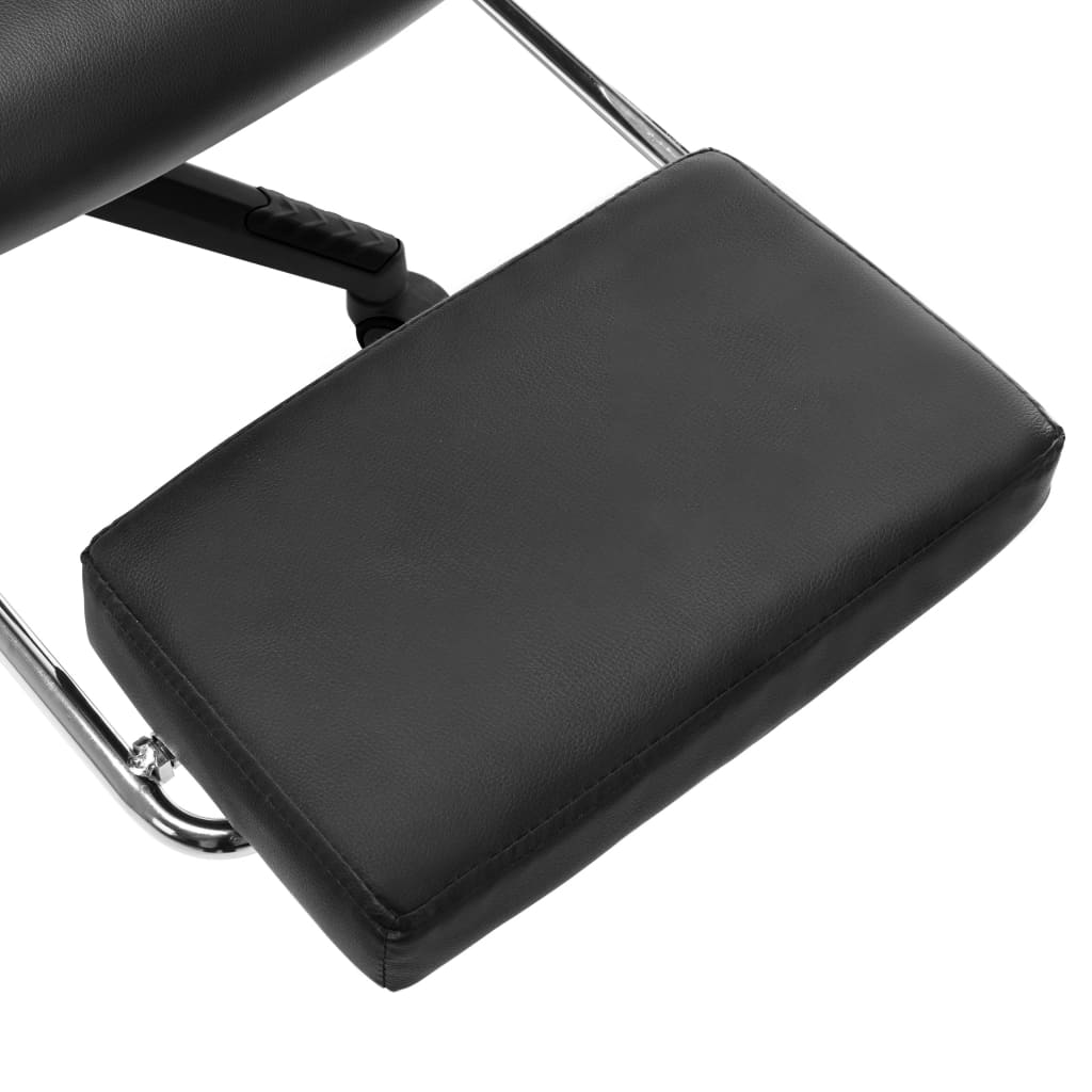 Gaming-Stuhl Schwarz und Blau Kunstleder