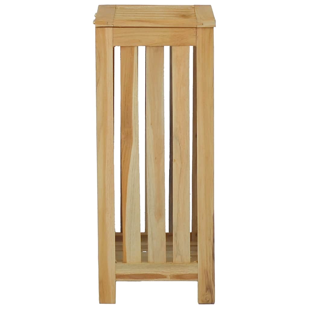 Wäschekorb Natur 35 x 25 x 60 cm Massivholz Teak