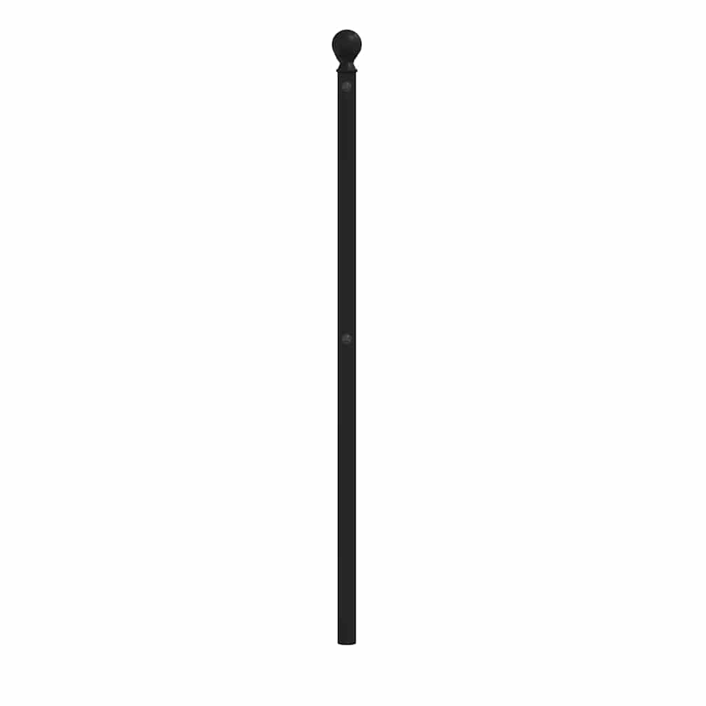 Ersatz-Kopfteil Metall Schwarz 90 cm