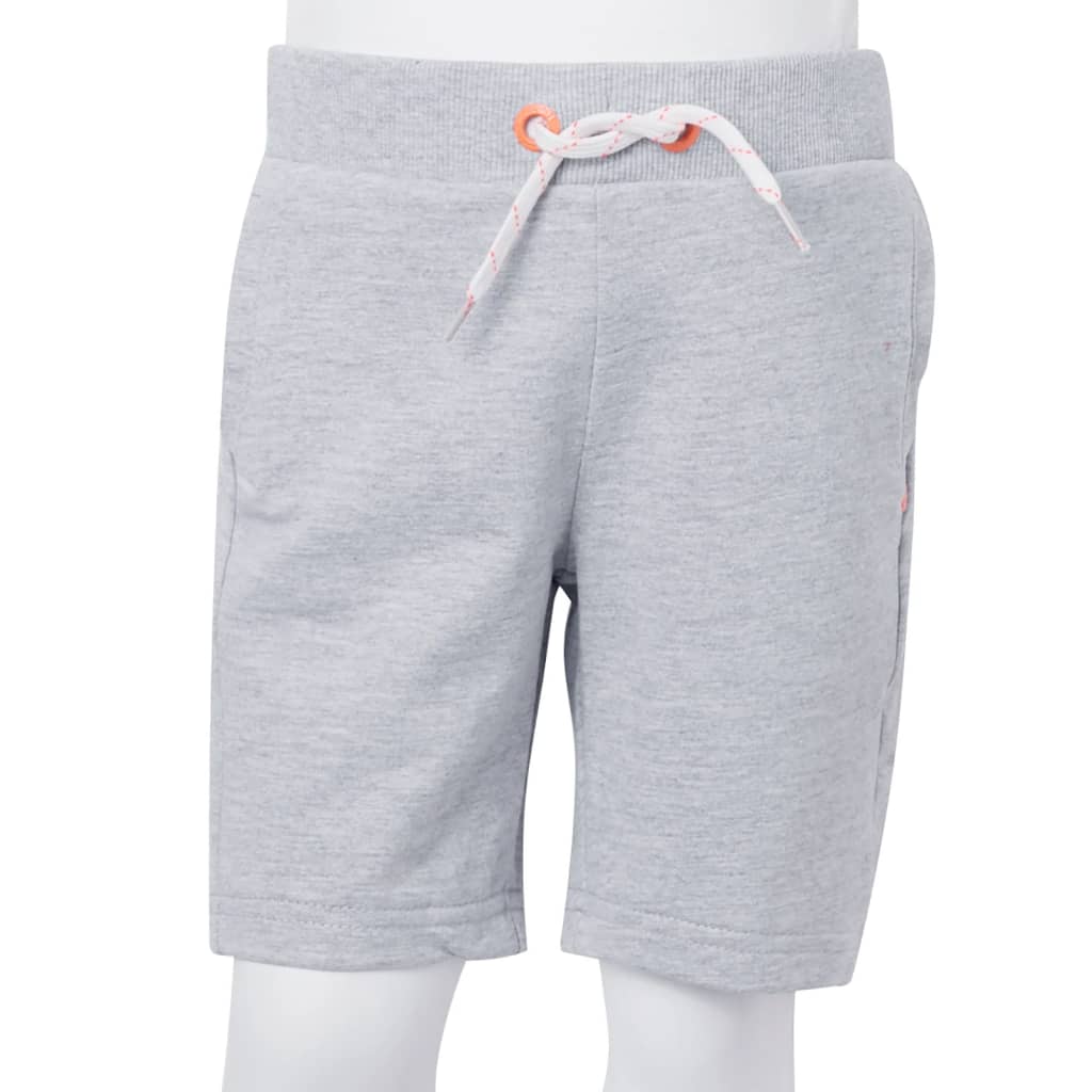 Kindershorts mit Kordelzug Dunkelblau Melange 140