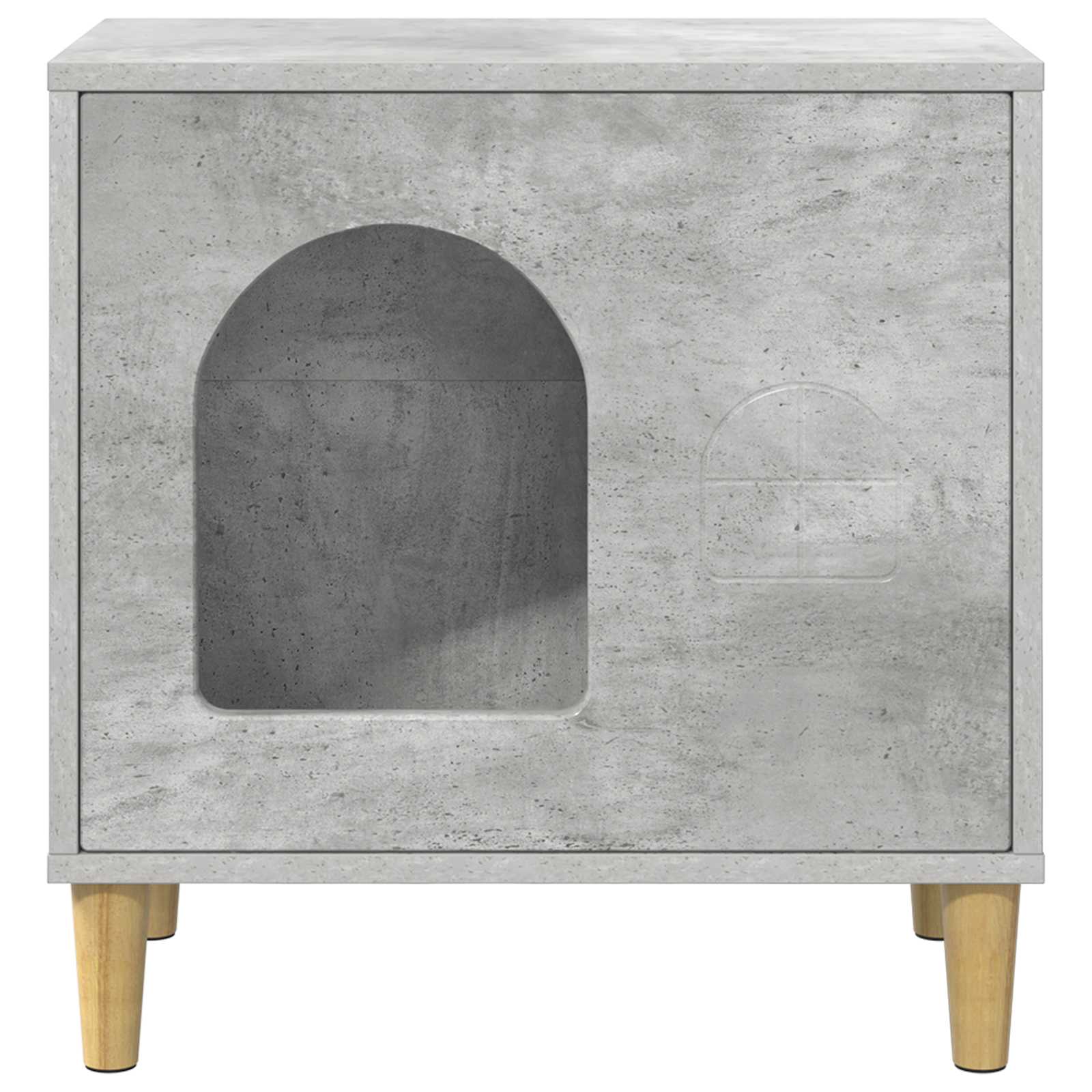 Katzenhaus Weiß 51 x 30 x 52 cm Holzwerkstoff