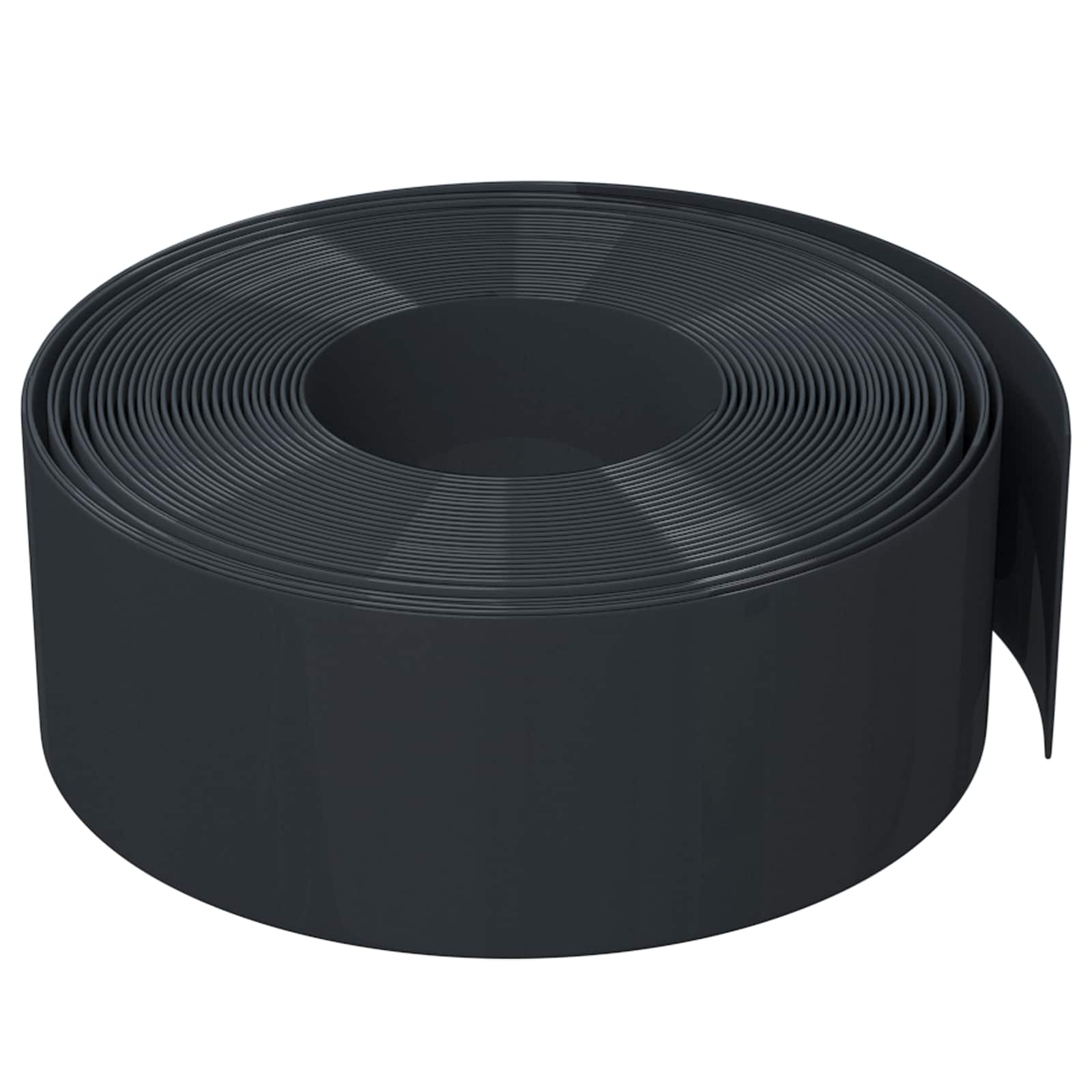 Gartenumrandung 25 m 10 cm PE Grau
