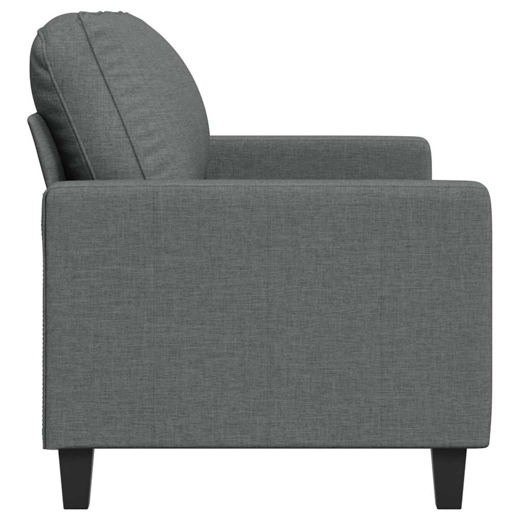 3-Sitzer-Sofa Hellgrau 180 cm Stoff