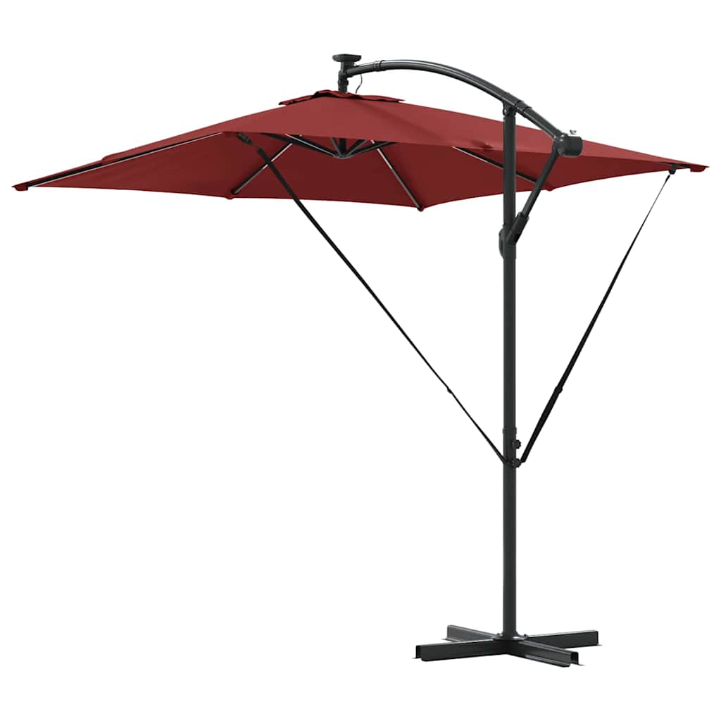 Sonnenschirm Sand 249 x 249 x 250 cm Polyester und Aluminium