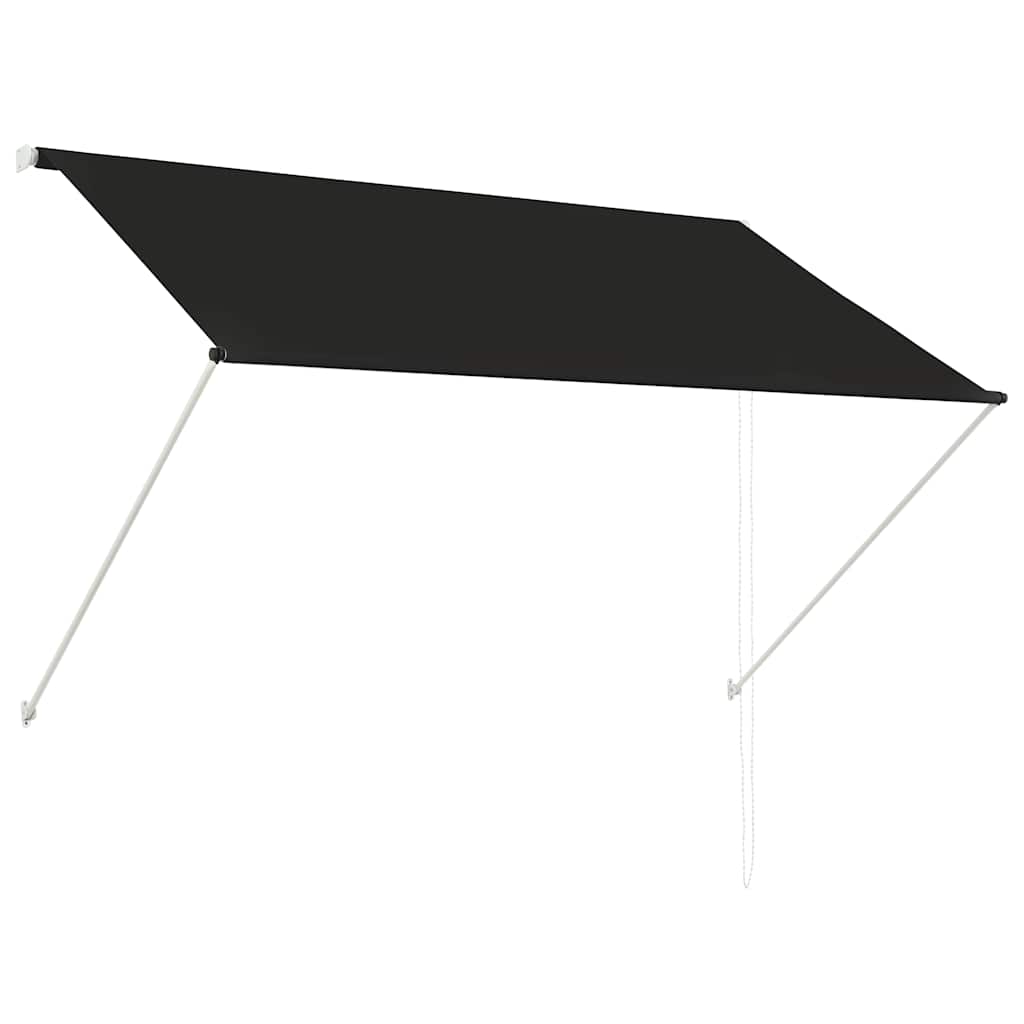 Einziehbare Markise 150×150 cm Blau und Weiß
