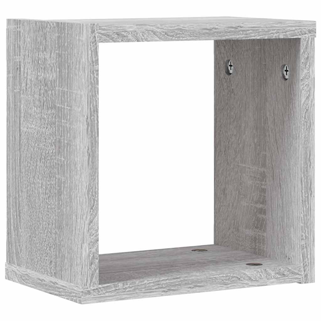 Würfelregale 2 Stk. Weiß 30x15x30 cm