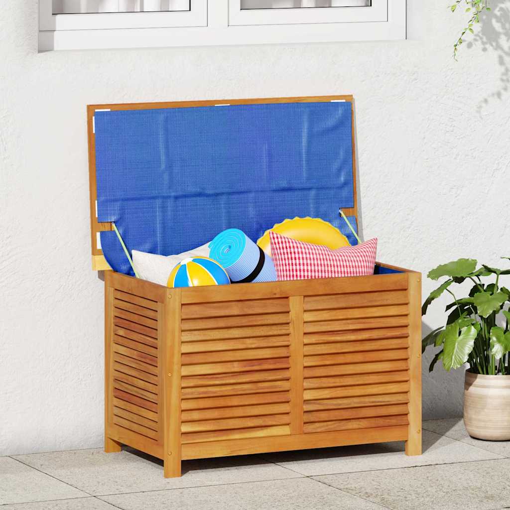 Gartenbox mit Lüftungsschlitzen 60x50x56 cm Massivholz Akazie