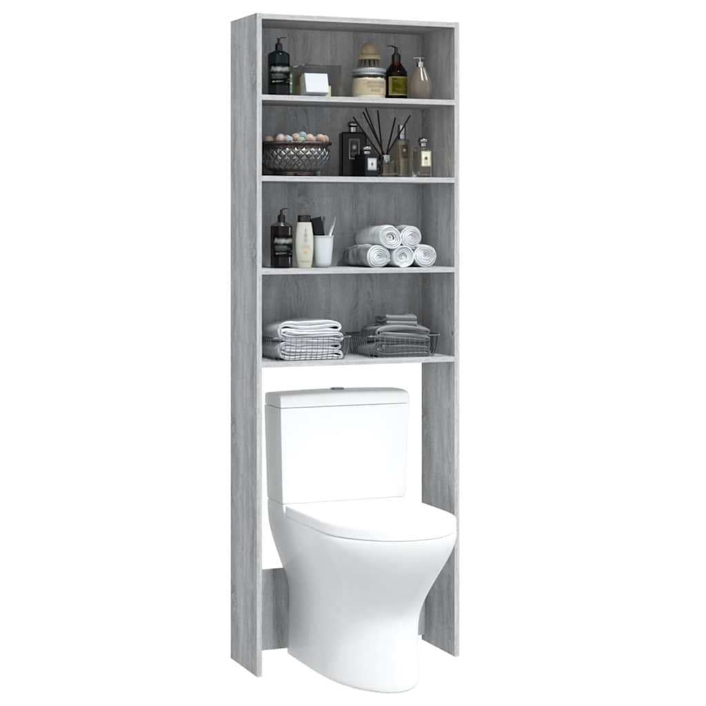 Waschmaschinenschrank Weiß 64x24x190 cm