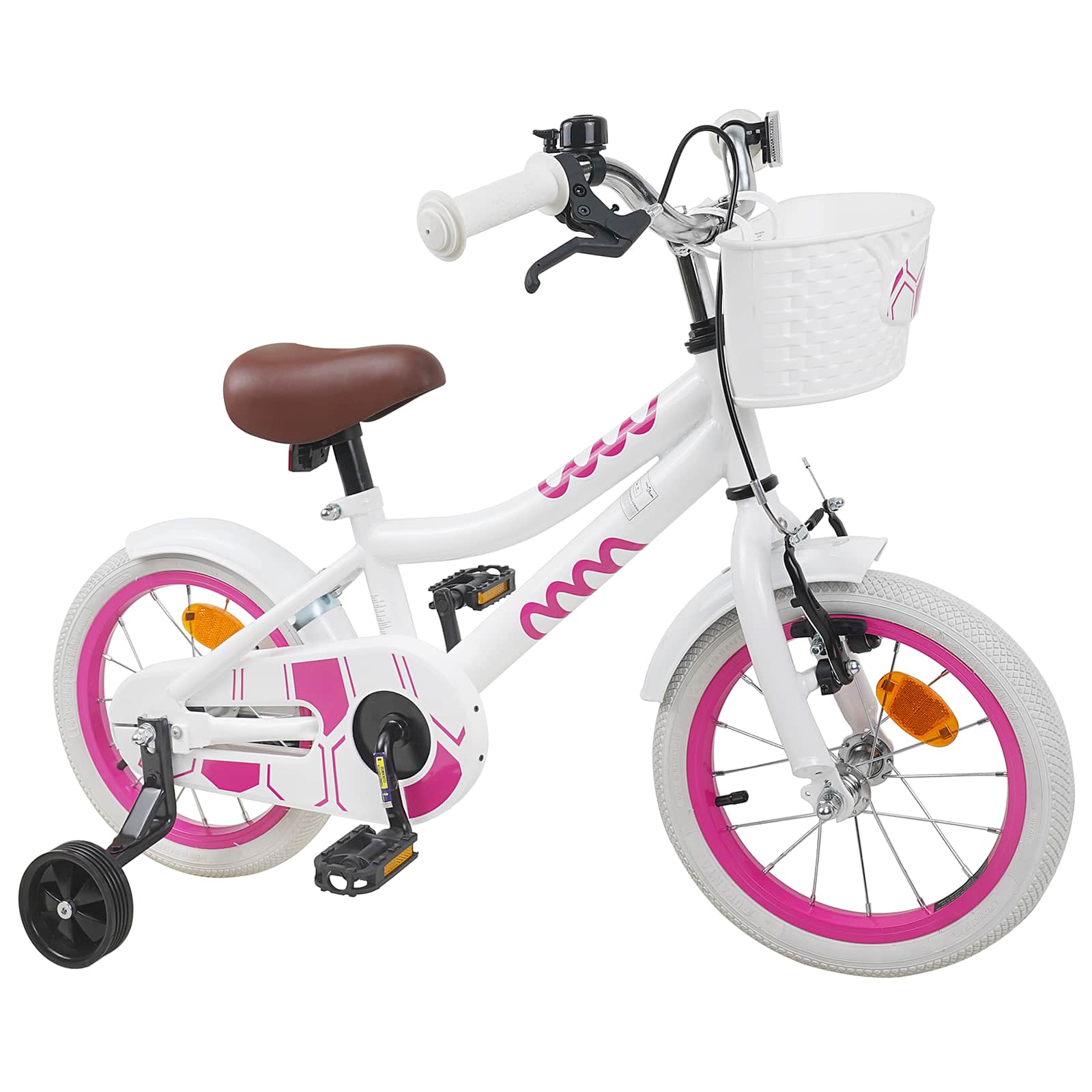 Kinderfahrrad 12 Zoll für 2-4 Jahre alt Rosa