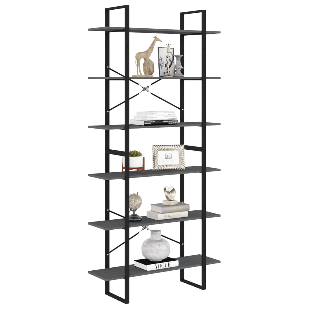 Bücherregal Weiß 100x30x105 cm Holzwerkstoff