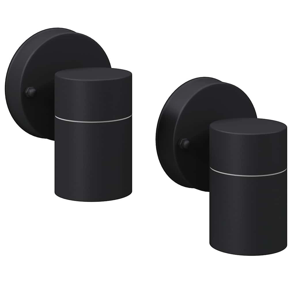 Outdoor LED-Wandleuchten 2 Stk. Edelstahl Abwärtsstrahlend