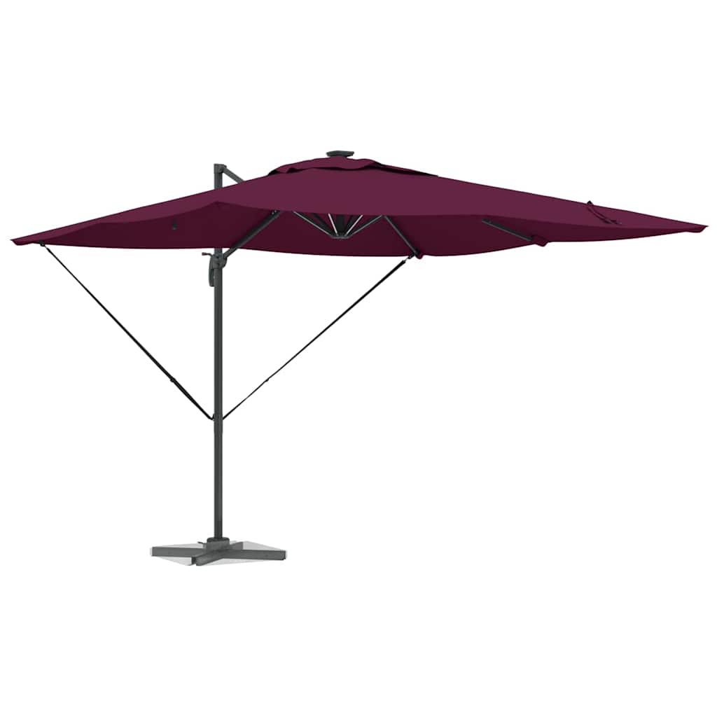 Sonnenschirm Sand 286 x 284 x 270 cm Aluminium und Polyester