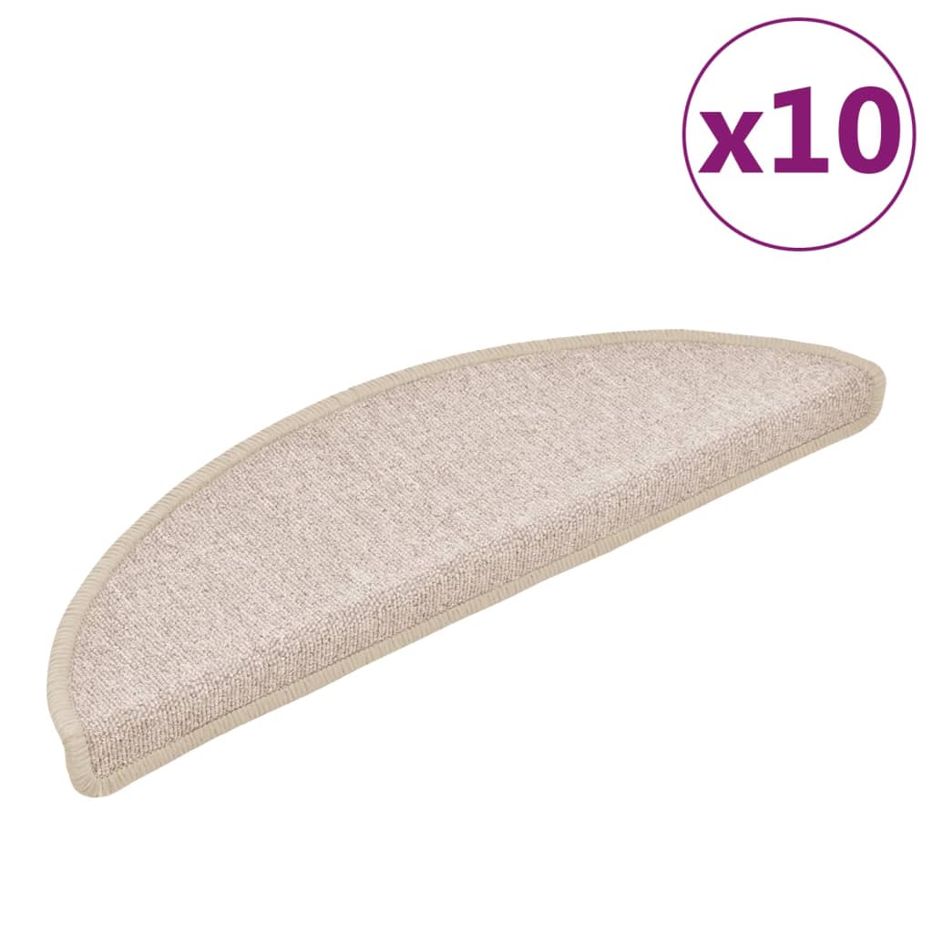 Stufenmatten 15 Stk. 56x17x3 cm Anthrazit Halbrund