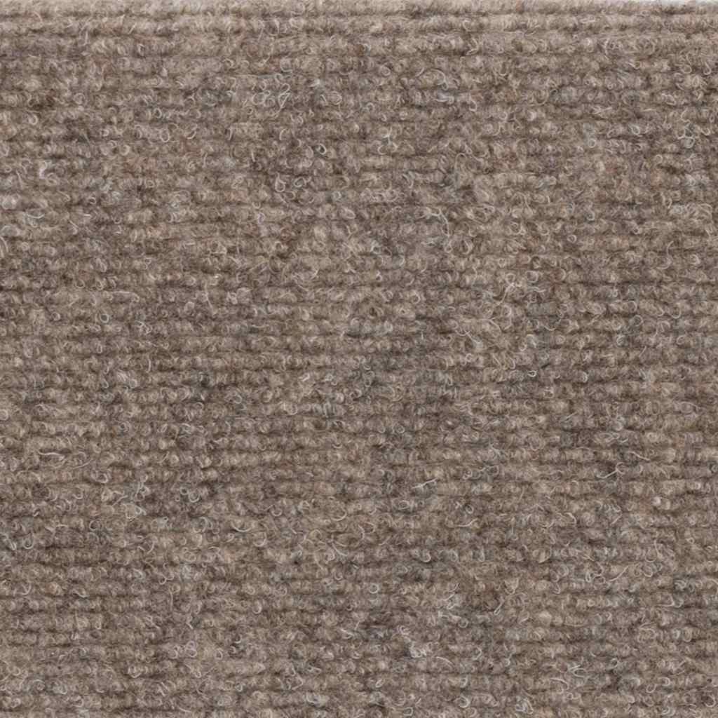 Stufenmatten Selbstklebend 15 Stk. 56x17x3 cm Hellbraun Halbrund