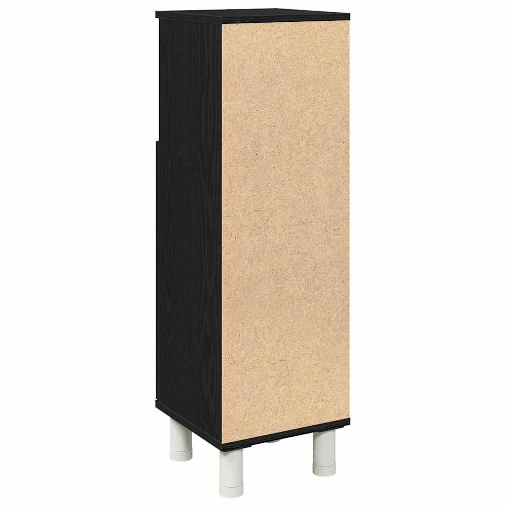 Badezimmerschrank Weiß 30x30x95 cm Holzwerkstoff