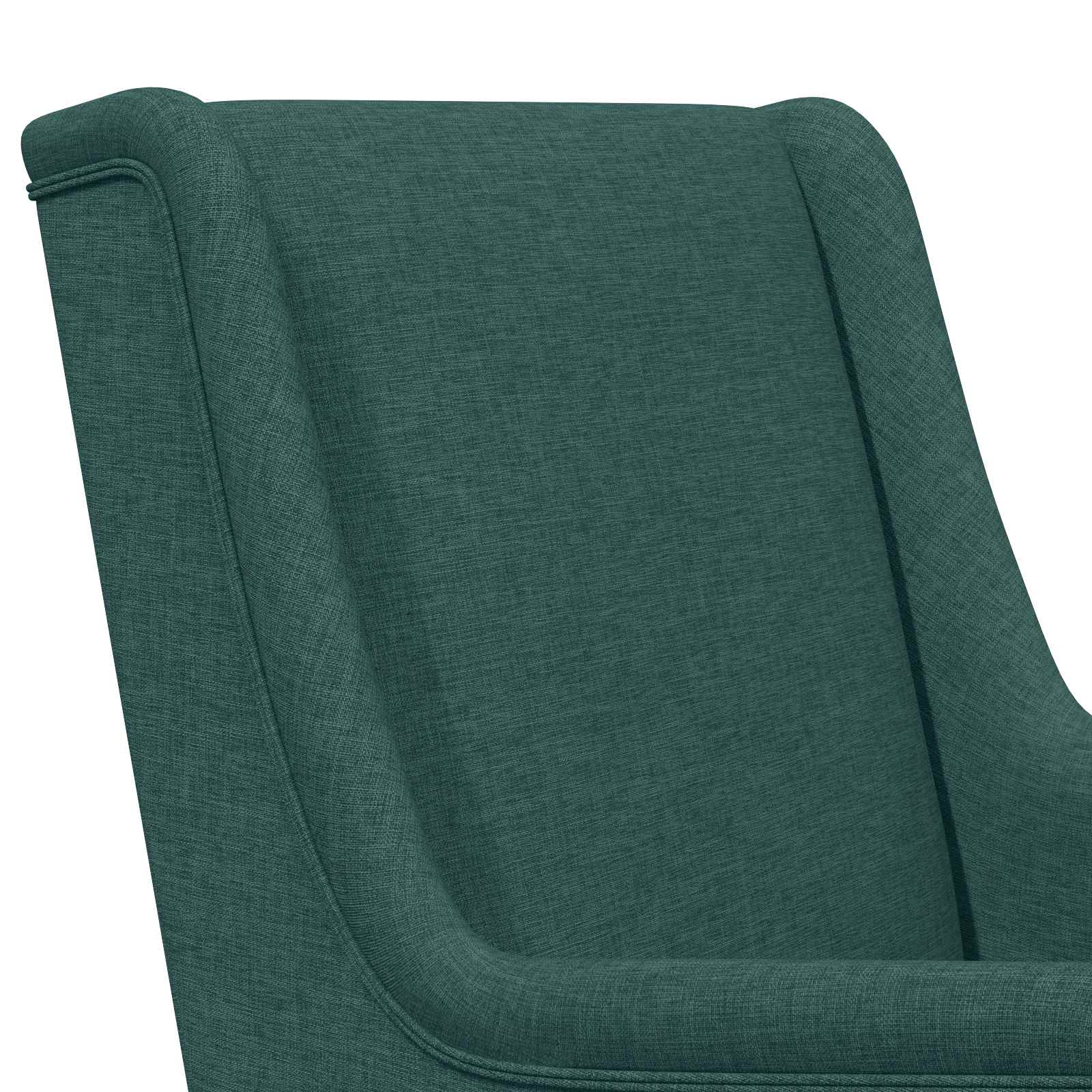 Schaukelstuhl Hellgrau 62 x 80 x 85 cm Stoff