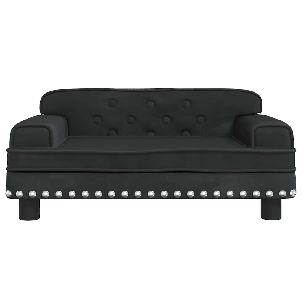 Hundebett Rosa 90x53x30 cm Samt