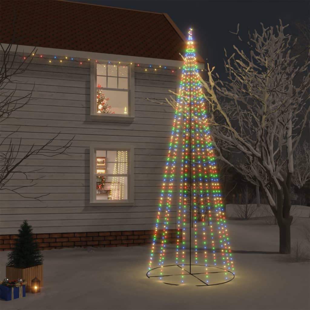 LED-Weihnachtsbaum Kegelform Warmweiß 108 LEDs 70x180 cm